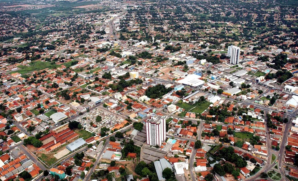Vista aérea de Várzea Grande  - Foto por: Prefeitura de Várzea Grande-MT