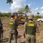 Operação Amazônia realizada pela regional de Confresa da Sema              Crédito - Sema-MT