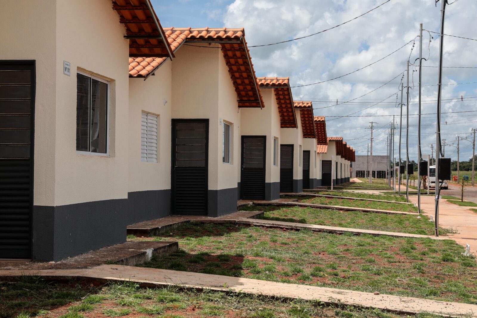 Casas do Residencial Vida Nova II, em Lucas do Rio Verde  - Foto por: Mayke Toscano/Secom-MT