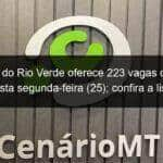 sine lucas do rio verde oferece 223 vagas de emprego nesta segunda feira 25 confira a lista 1008638