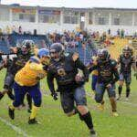 sorriso hornets vence 2o jogo da liga de futebol americano em rondonia