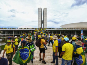 Brasília (DF), 08. 01. 2023 - Manifestantes golpistas invadem o Congresso Nacional, STF e Palácio do Planalto. Foto: Marcelo Camargo/Agência Brasil