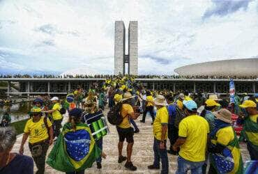 Brasília (DF), 08. 01. 2023 - Manifestantes golpistas invadem o Congresso Nacional, STF e Palácio do Planalto. Foto: Marcelo Camargo/Agência Brasil