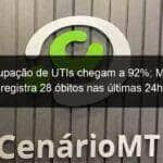 taxa de ocupacao de utis chegam a 92 mato grosso registra 28 obitos nas ultimas 24h 1045051