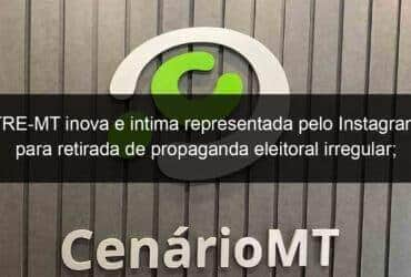 tre mt inova e intima representada pelo instagram para retirada de propaganda eleitoral irregular medida surtiu efeito imediato 978573