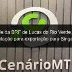 unidade da brf de lucas do rio verde recebe habilitacao para exportacao para singapura 1082337