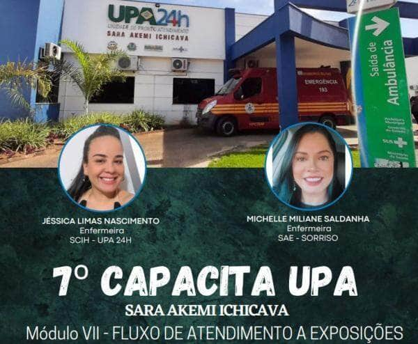 upa sorriso capacita equipe com o tema fluxo de atendimento a