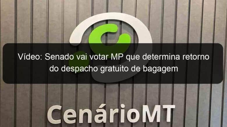 video senado vai votar mp que determina retorno do despacho gratuito de bagagem 1133122