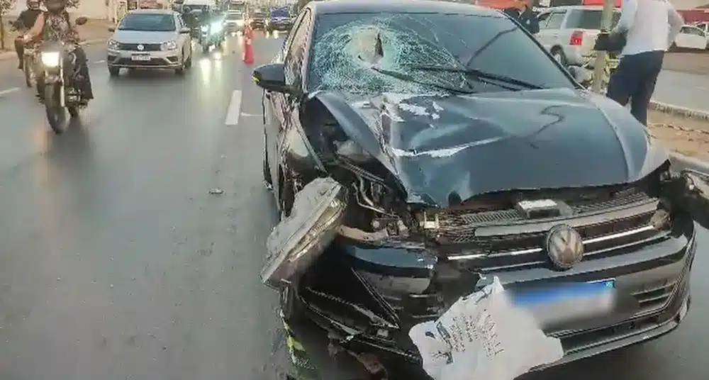 Mulher morre atropelada ao tentar atravessar avenida de Cuiabá