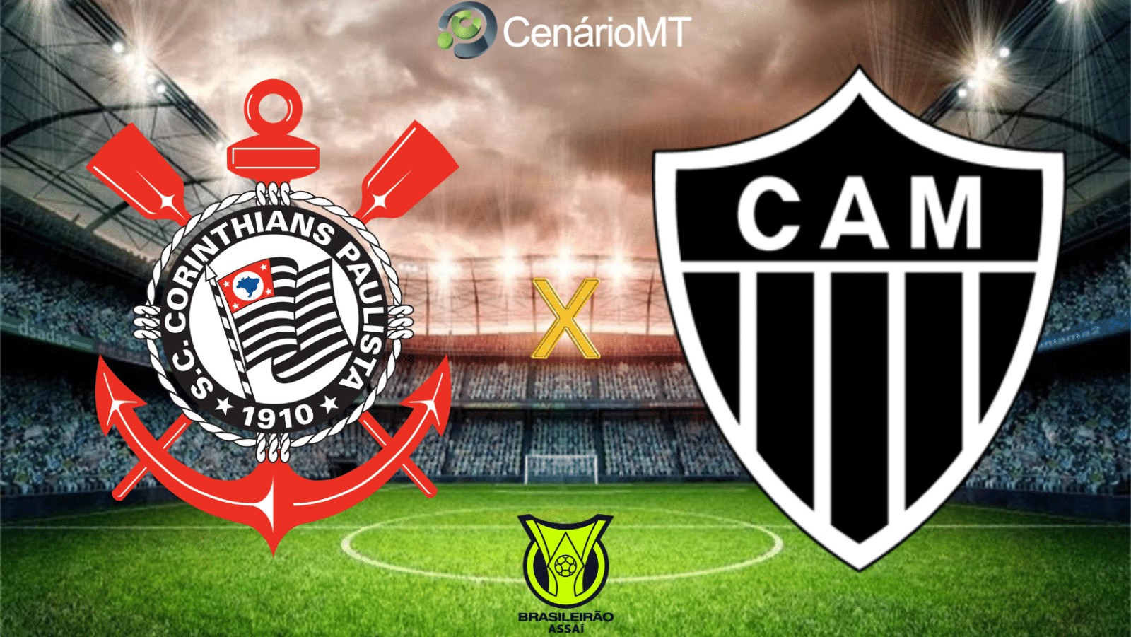 Onde vai passar o jogo do CORINTHIANS X ATLÉTICO-MG (09/11)? Passa