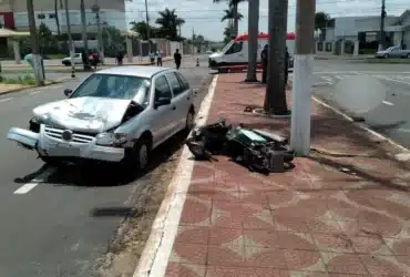 Motociclista perde a vida em acidente fatal