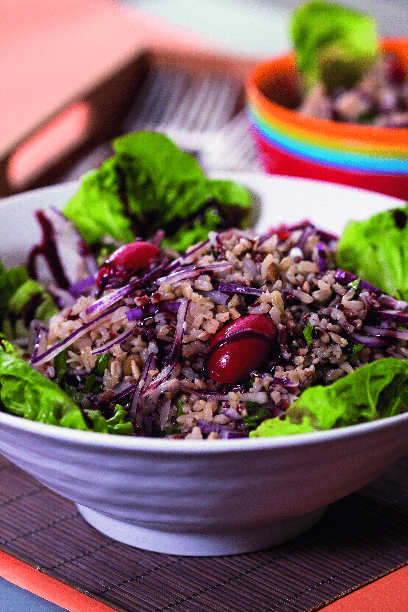 Salada de Arroz Especial Nutritiva