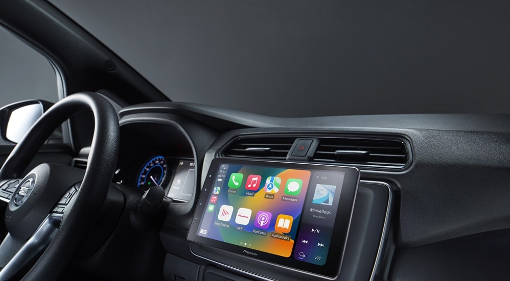 Pioneer segue como referência de qualidade em som e vídeo automotivos 19 UC model 23 MID Apple CarPlay left hand driveNEX Divulgacao