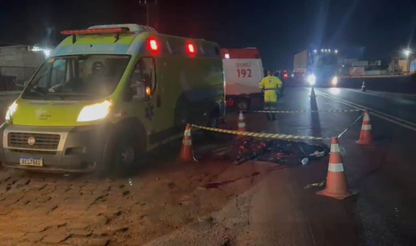 Ciclista morre após ser atropelado na Rodovia dos Imigrantes em Várzea Grande.