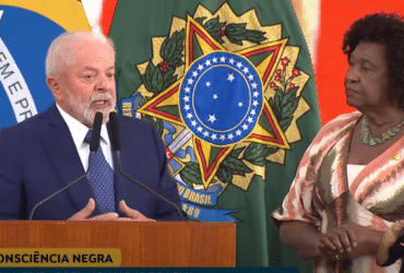 Anúncios no Palácio do Planalto marcam o Dia da Consciência Negra - Foto: Reprodução/Canal Gov