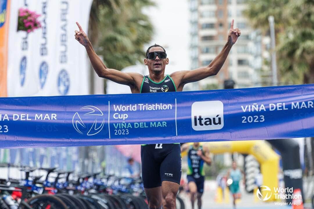 manoel messias, triatlo, copa do mundo Por: Divulgação/World Triathlon/Direitos Reservados