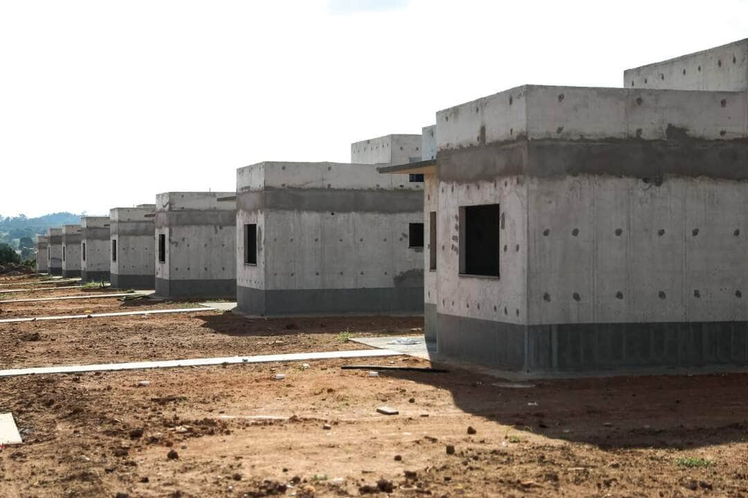 Andamento das obras das casas populares do SER Família Habitação em Juína              Crédito - Christiano Antonucci/Secom-MT