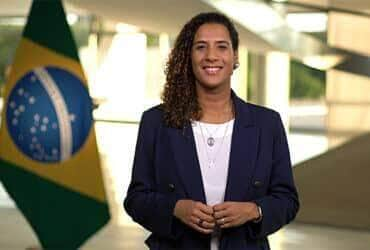 Ministra da Igualdade Racial, Anielle Franco, faz pronunciamento à nação sobre o Dia da Consciência Negra, celebrado no dia 20 de novembro. Foto: Divulgação/MIR