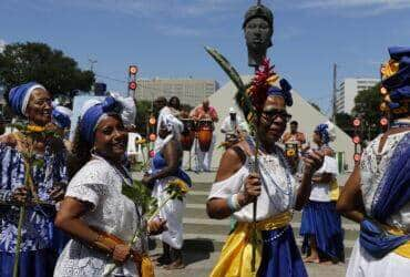 Celebração do Dia da Consciência Negra no monumento a Zumbi dos Palmares. Por: Fernando Frazão/Agência Brasil