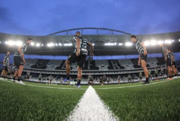 grama sintética - Botafogo - Estádio Nilton Santos - gramado - tapetinho Por: Vítor Silva/Botafogo/Direitos reservados