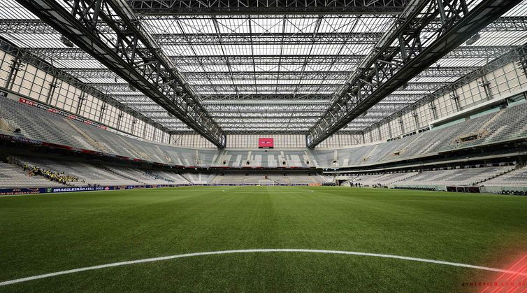 Ligga Arena, Athletico-PR, grama sintética, gramado - estádio 