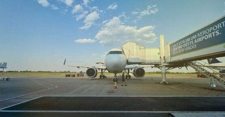 Voo da Azul é interrompido após cobra atravessar a pista do Aeroporto Internacional Marechal Rondon