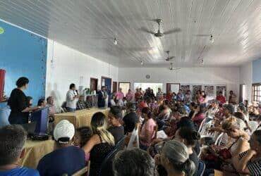 Lançamento cadastramos do SER Família Habitação em Nova Canaã do Norte              Crédito - Fernanda Trindade