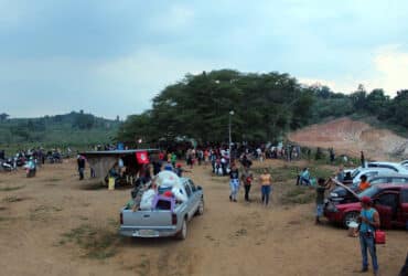 Ocupação de mil famílias do MST sofre bloqueio da polícia e ameaças de fazendeiros no Pará. Foto: Assessoria MST-PA