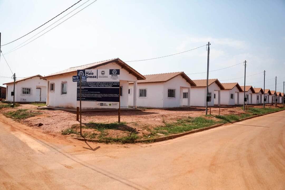 Moradias serão entregues para famílias com renda per capita de até R$ 200 - Foto por: Christiano Antonucci/Secom-MT