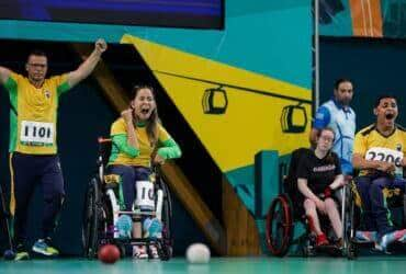 Brasil é ouro por equipes no Parapan de Santiago - ANDREZA DE OLIVEIRA - BRA x CAN - Parapan Santiago 2023 - Competição de Bocha - Equipe - BC1/BC2- em 25/11/2023 Por: Ana Patricia/CPB/Direitos Reservados