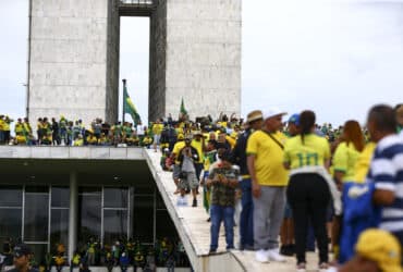 Manifestantes invadem Congresso, STF e Palácio do Planalto. Foto: Marcelo Camargo/Agência Brasil/Arquivo
