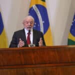 Brasília (DF) 21/11/2023 - O presidente Luiz Inácio Lula da Silva participa da Cerimônia de formatura de diplomatas do Instituto Rio Branco Foto: José Cruz/Agência Brasil