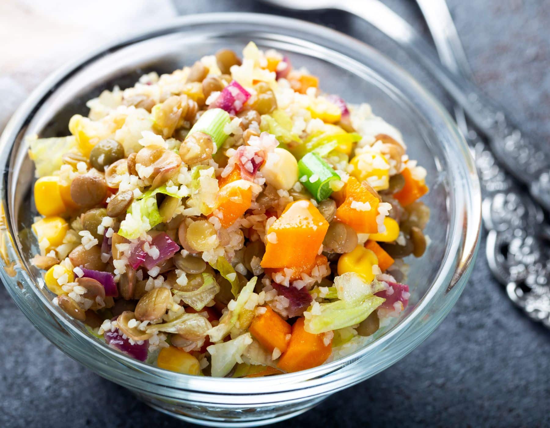 salada de lentilha receita