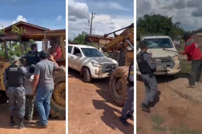 Fazendeiro é preso após destruir veículos da Secretaria de Meio Ambiente de Mato Grosso