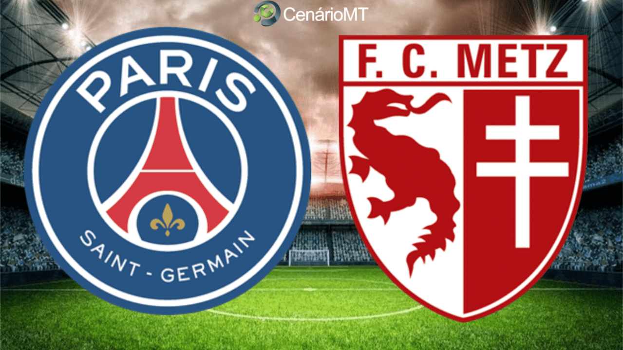 Onde assistir PSG x Metz