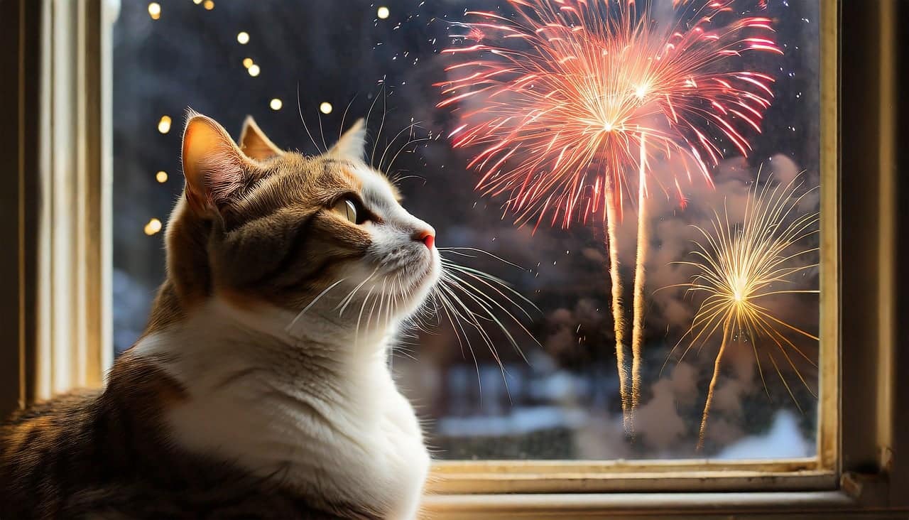 Os pets sao sensiveis ao barulho dos fogos de artificio Pixabay 2