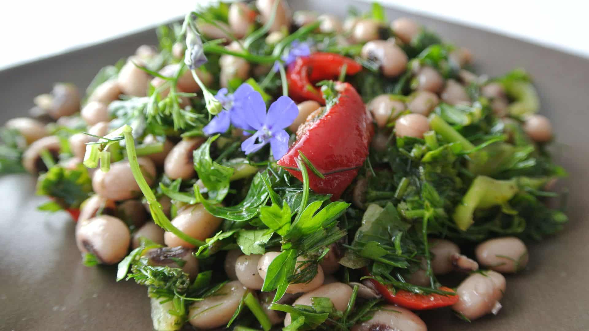 Salada de feijão fradinho