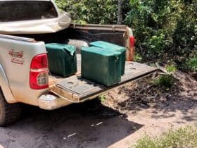 Gefron apreende 500 quilos de droga e duas caminhonetes em Campos de Júlio
