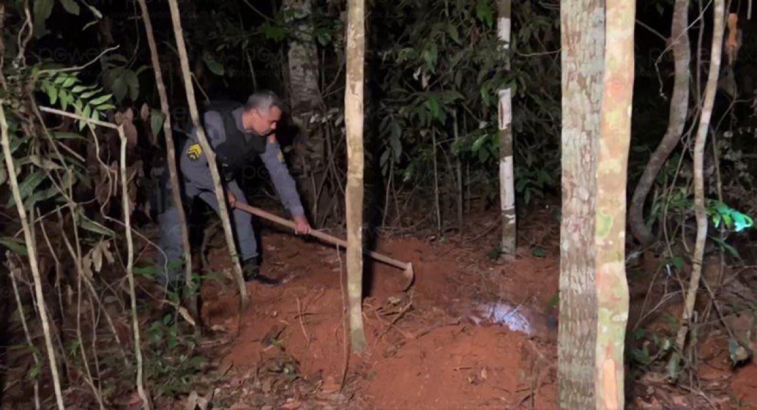 Corpo de Rayllan Vinicius, 15 anos é encontrado enterrado em região de mata em São José do Rio Claro/MT