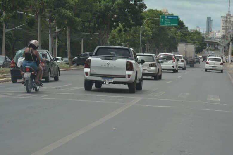 Avenida do CPA, em Cuiabá - Foto por: João Vaz/Sefaz-MT