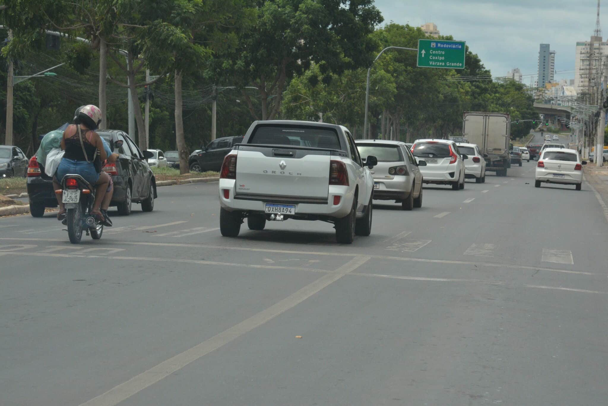 Avenida do CPA, em Cuiabá - Foto por: João Vaz/Sefaz-MT