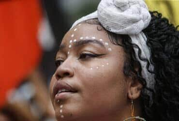 São Paulo (SP) 20/11//2023 - Marcha da Consciência Negra na avenida Paulista defendem projetos de vida para população negra no Brasil. Foto: Paulo Pinto/Agência Brasil