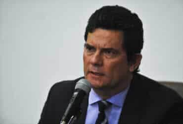 O ministro da Justiça e Segurança Pública, Sergio Moro, fala à imprensa Por: Marcello Casal JrAgência Brasil