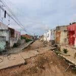 Iminente colapso de uma mina de exploração de sal-gema da Braskem, provoca afundamento do solo que já condenou milhares de casas em bairros de Maceió. Foto: UFAL