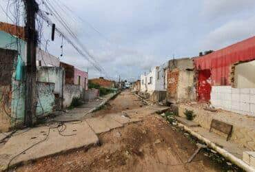 Iminente colapso de uma mina de exploração de sal-gema da Braskem, provoca afundamento do solo que já condenou milhares de casas em bairros de Maceió. Foto: UFAL