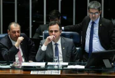 Brasília (DF) 25/10/2023 Presidente Rodrigo Pacheco durante sessão do Senado. Foto Lula Marques/ Agência Brasil