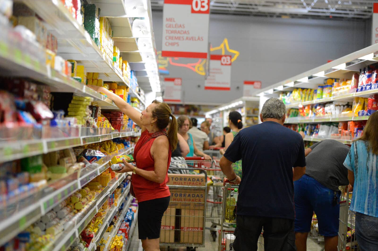 Supermercados reforçam segurança na Grande Vitória. Foto: Tânia Rêgo/Agência Brasil/Arquivo