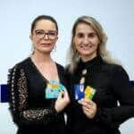 Primeira-dama de MT Virginia Mendes e secretária da Setasc Grasielle Bugalho              Crédito - Jana Pessôa