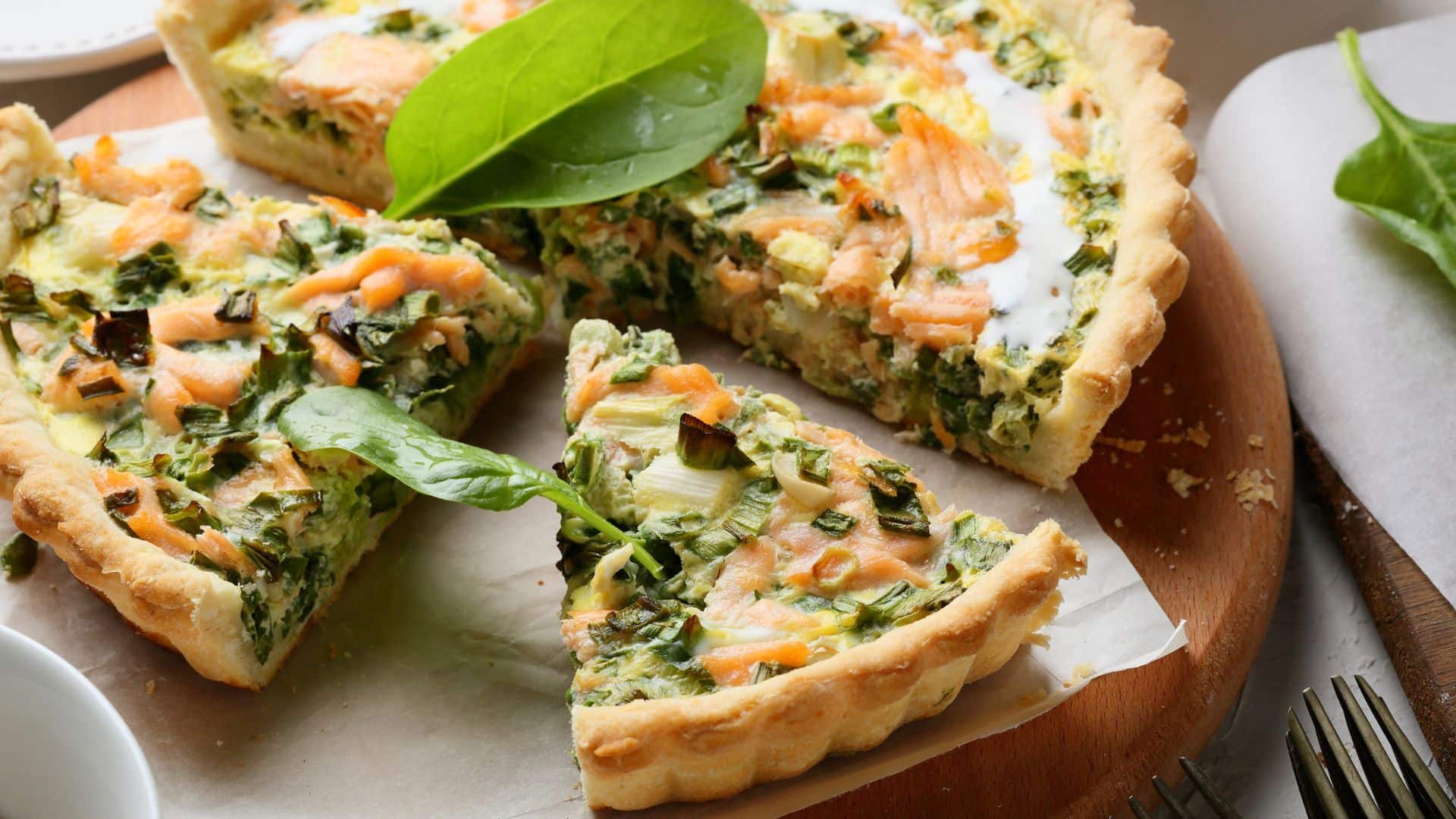 Quiche de espinafre