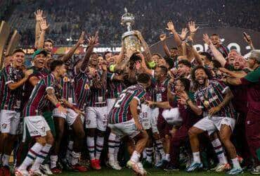 Rio de Janeiro, RJ - Brasil - 04/11/2023 - Maracanã - Copa CONMEBOL Libertadores 2023, Final, jogo entre Fluminense x Boca Juniors. FOTO DE MARCELO GONÇALVES / FLUMINENSE FC  IMPORTANTE: Imagem destinada a uso institucional e divulga磯, seu uso comercial estᠶetado incondicionalmente por seu autor e o Fluminense Football Club.  IMPORTANT: Image intended for institutional use and distribution. Commercial use is prohibited unconditionally by its author and Fluminense Football Club.  IMPORTANTE: Im᧥n para uso solamente institucional y distribuici㮮 El uso comercial es prohibido por su autor y por el Fluminense Football Club Por: Marcelo Goncalves